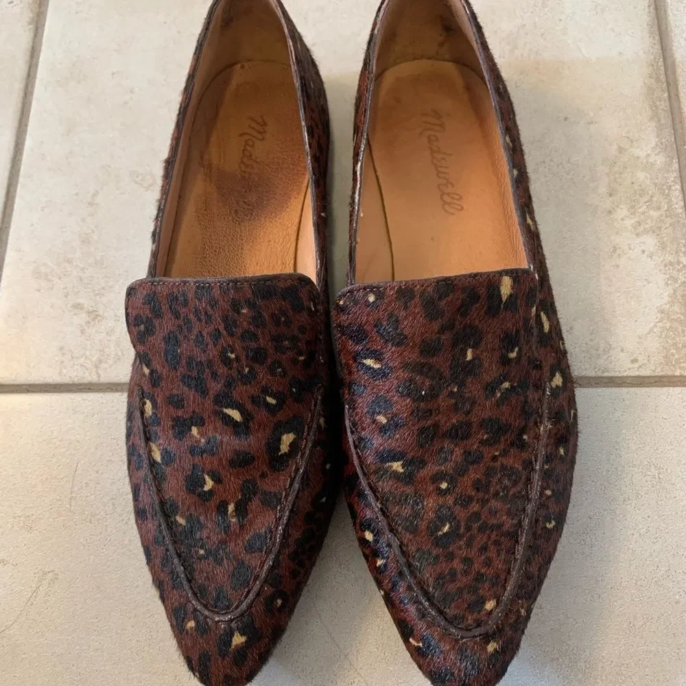 Madewell | Frances Skimmer calf hair animal print flats